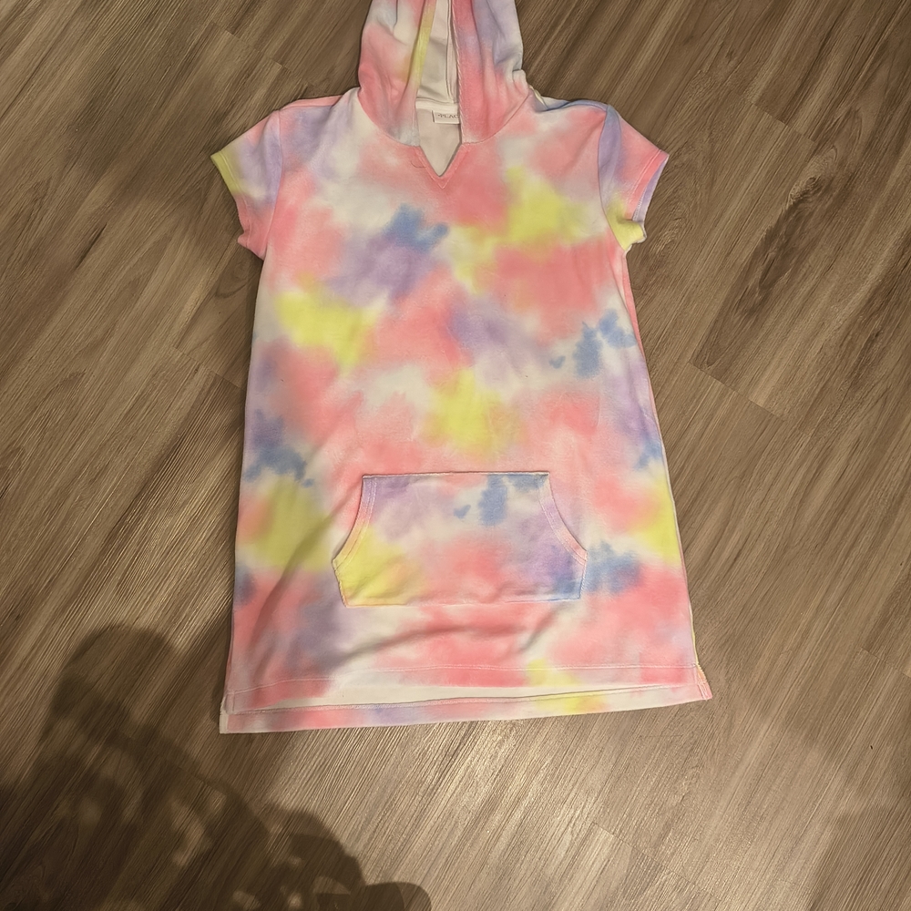 Children's Place Vibrant Tie-Dye Swimsuit Cover-up